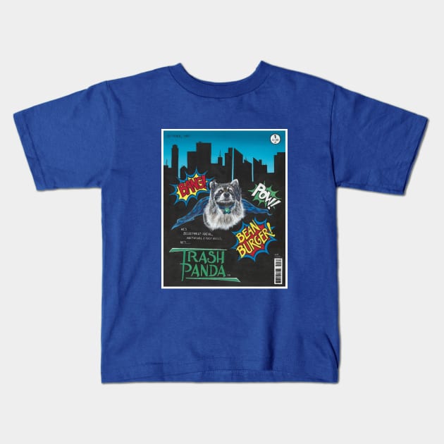 Trash Panda Kids T-Shirt by ardenellennixon